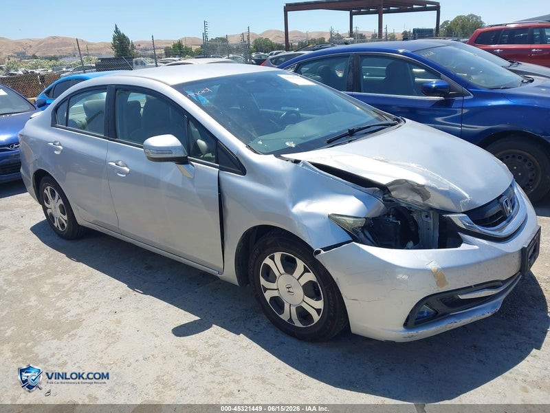 2013 HONDA CIVIC HYBRID   – Lot 45321449 auction photo