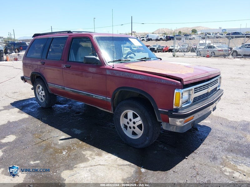 1992 CHEVROLET BLAZER S10 – Lot 45322244 auction photo
