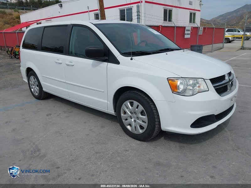 2017 DODGE GRAND CARAVAN SE – Lot 45323134 auction photo