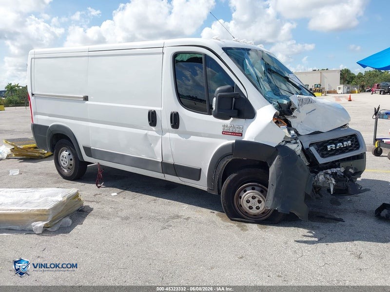 2020 RAM PROMASTER 1500 LOW ROOF 136 WB – Lot 45323332 auction photo