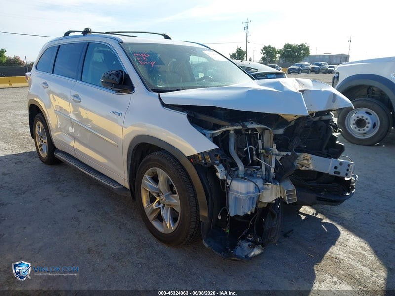 2015 TOYOTA HIGHLANDER HYBRID LIMITED – Lot 45324963 auction photo