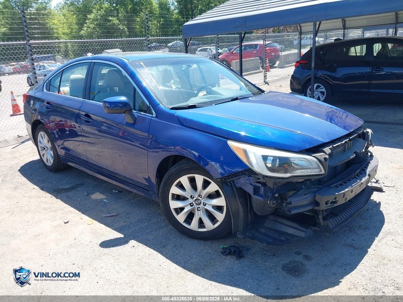 2016 SUBARU LEGACY 2.5I PREMIUM – Lot 45326530 auction photo