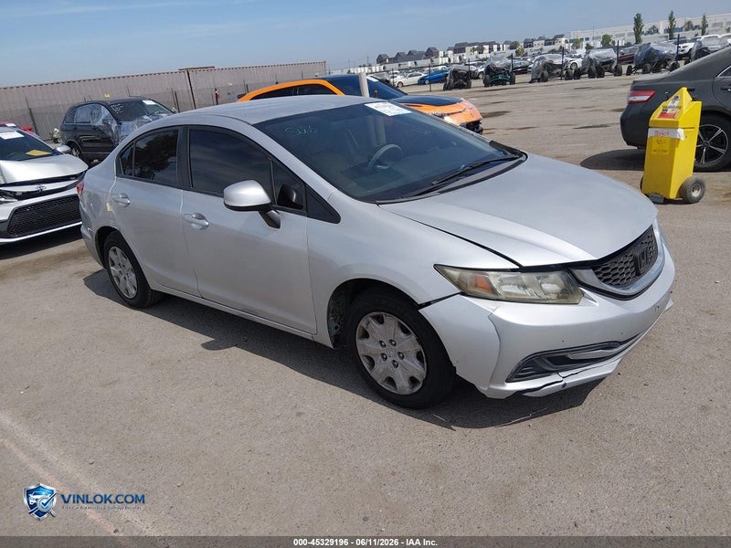 2013 HONDA CIVIC LX – Lot 45329196 auction photo