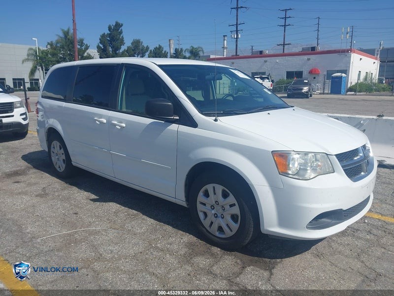 2016 DODGE GRAND CARAVAN SE – Lot 45329332 auction photo