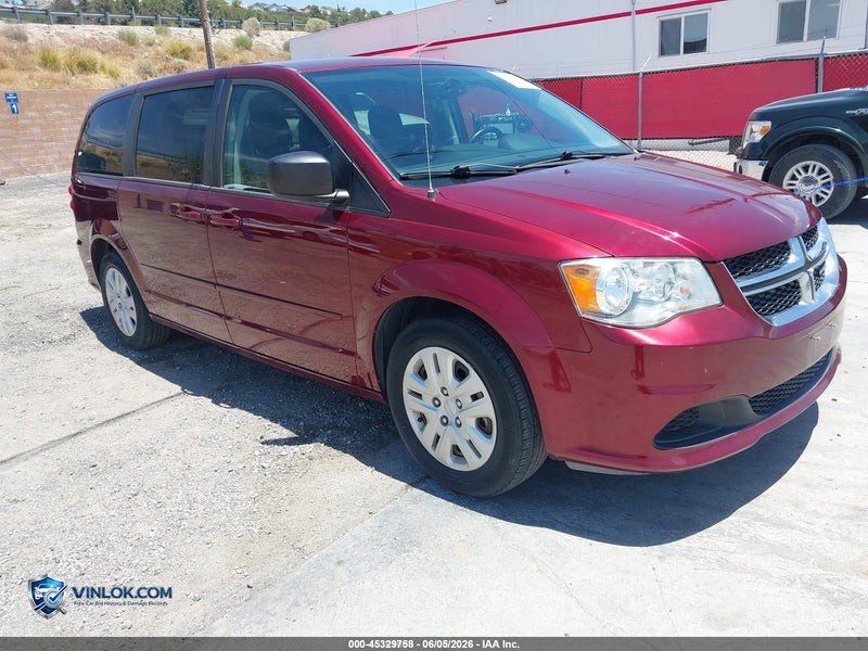 2017 DODGE GRAND CARAVAN SE – Lot 45329758 auction photo