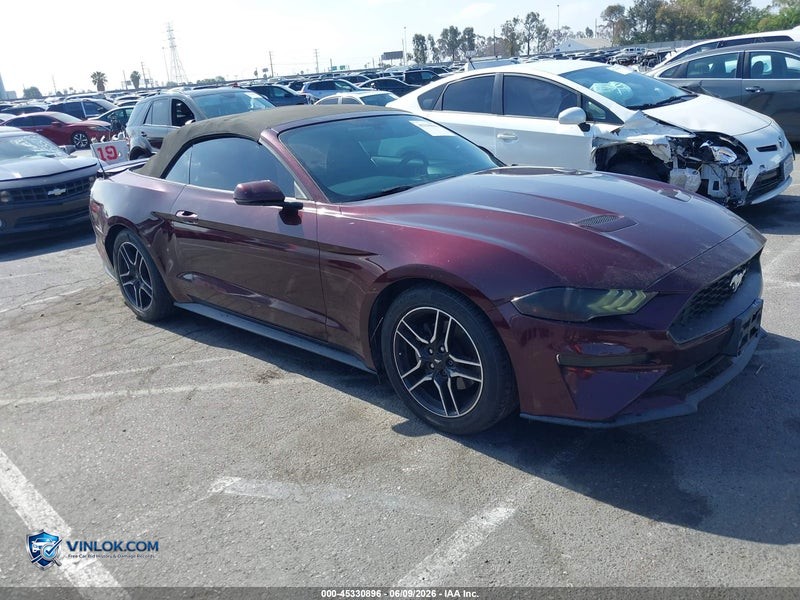 2018 FORD MUSTANG ECOBOOST PREMIUM – Lot 45330896 auction photo