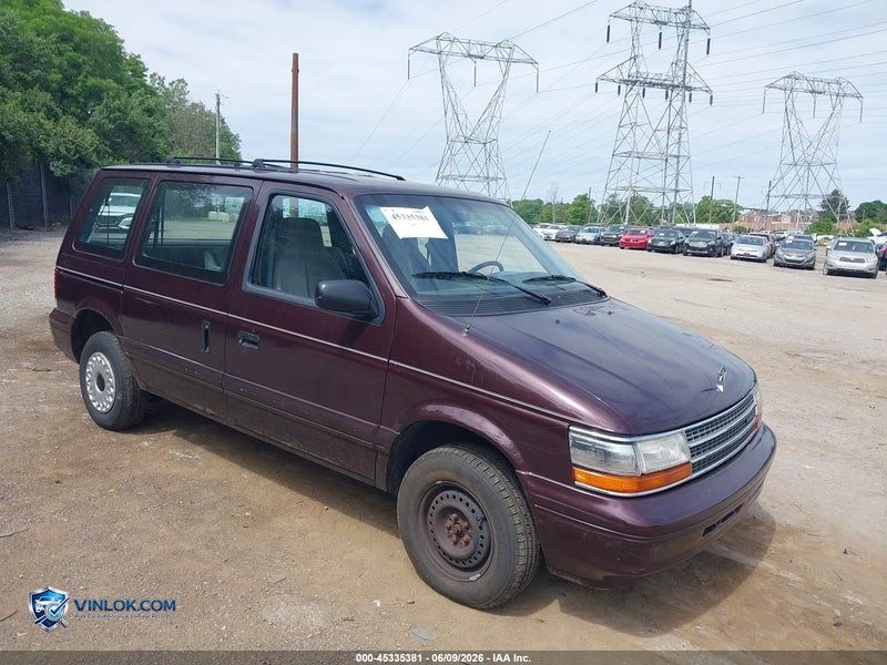 1995 PLYMOUTH VOYAGER   – Lot 45335381 auction photo
