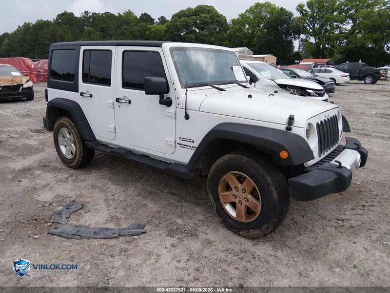 2013 JEEP WRANGLER UNLIMITED SPORT – Lot 45337521 auction photo