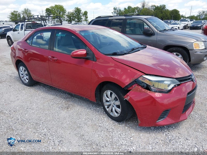 2016 TOYOTA COROLLA – Lot 45341109 auction photo