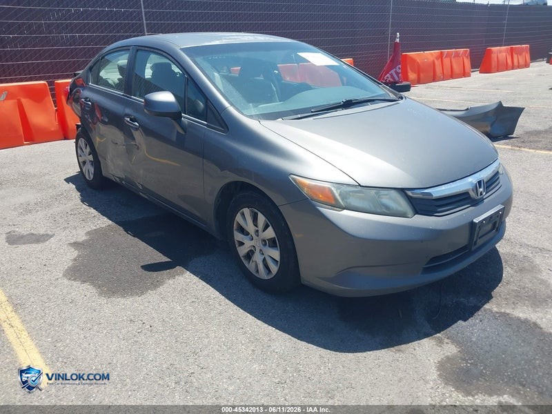 2012 HONDA CIVIC LX – Lot 45342013 auction photo