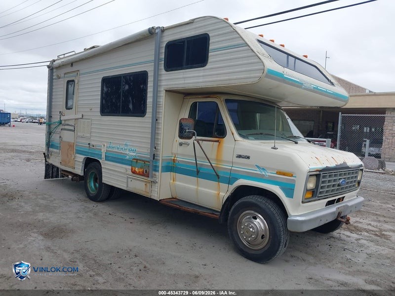 1991 FORD ECONOLINE E350 CUTAWAY VAN – Lot 45343729 auction photo