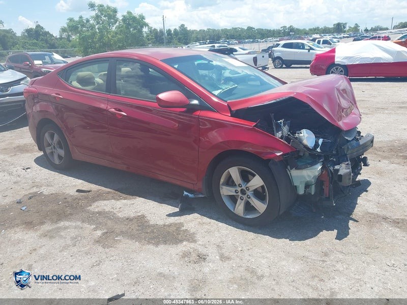2012 HYUNDAI ELANTRA GLS (ULSAN PLANT) – Lot 45347963 auction photo
