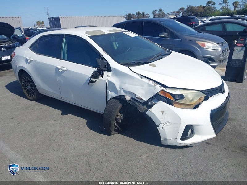 2014 TOYOTA COROLLA S PLUS – Lot 45348215 auction photo