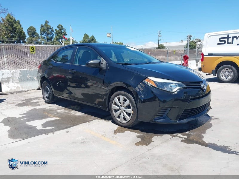 2016 TOYOTA COROLLA LE – Lot 45350852 auction photo