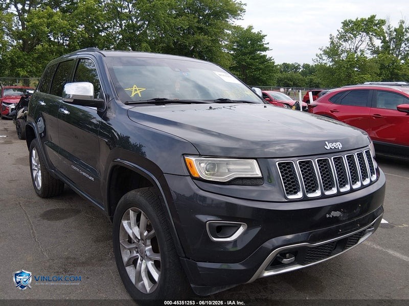 2016 JEEP GRAND CHEROKEE OVERLAND – Lot 45351253 auction photo