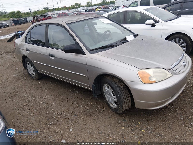 2001 HONDA CIVIC LX – Lot 45351471 auction photo