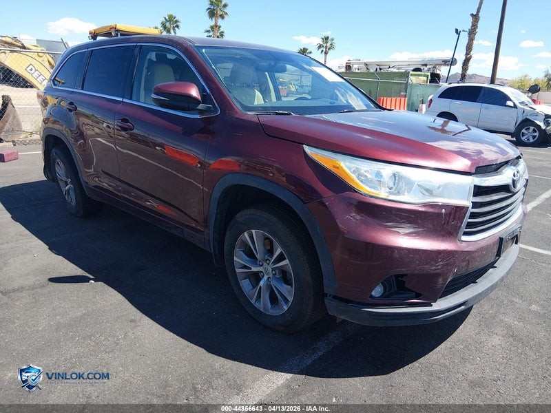 2014 TOYOTA HIGHLANDER – Lot 44856643 auction photo