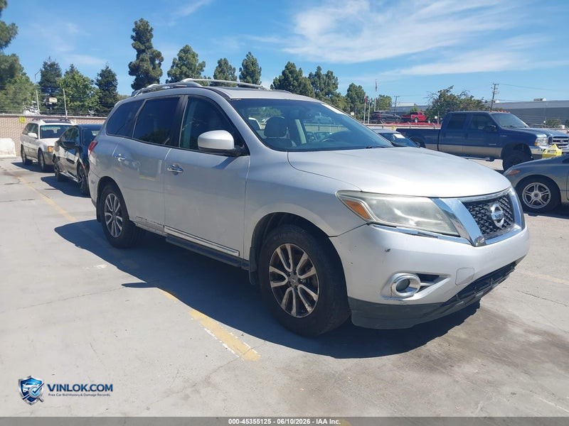2013 NISSAN PATHFINDER SL – Lot 45355125 auction photo