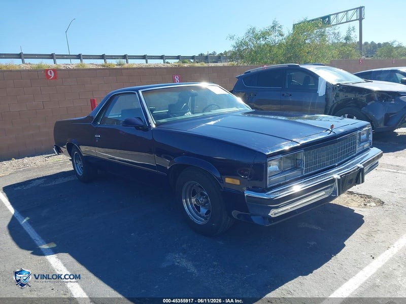 1986 CHEVROLET EL CAMINO   – Lot 45355917 auction photo