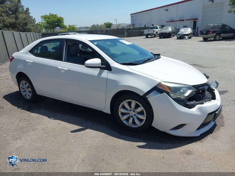 2016 TOYOTA COROLLA LE – Lot 45356087 auction photo
