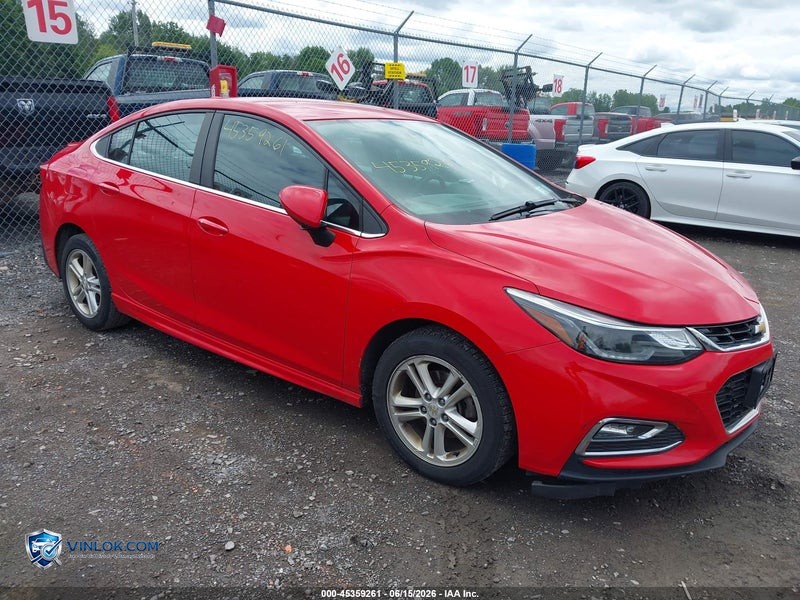 2017 CHEVROLET CRUZE LT MANUAL – Lot 45359261 auction photo
