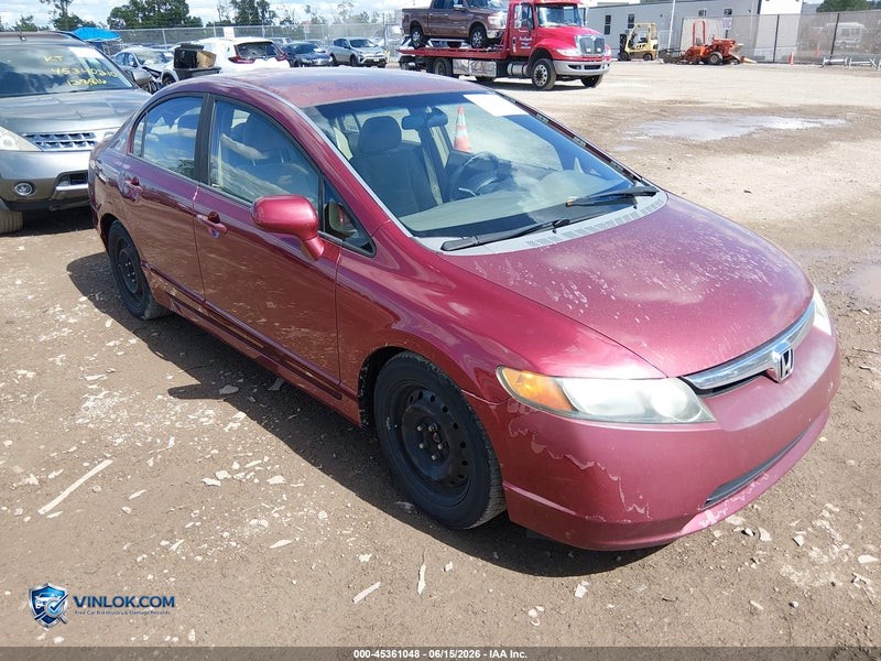 2008 HONDA CIVIC LX – Lot 45361048 auction photo