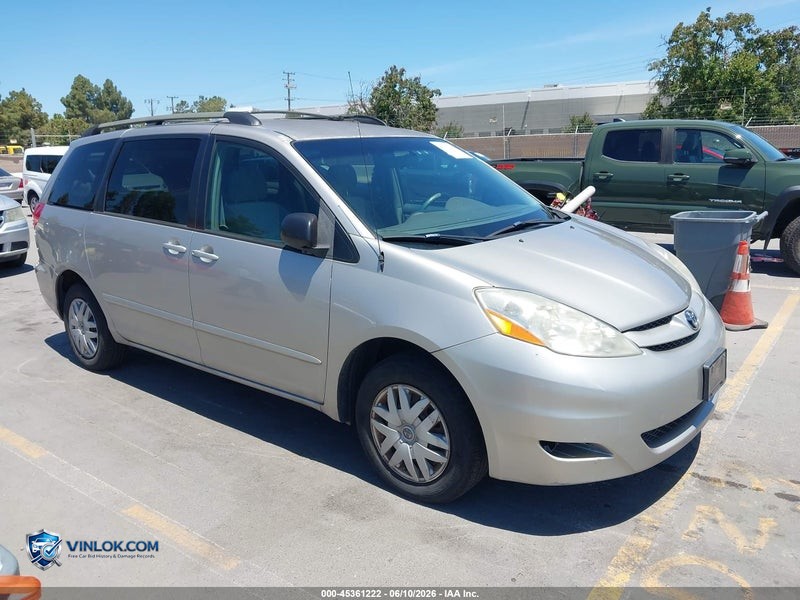2006 TOYOTA SIENNA LE – Lot 45361222 auction photo