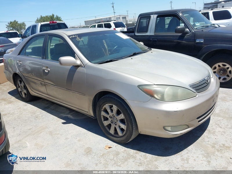 2002 TOYOTA CAMRY SE – Lot 45361611 auction photo