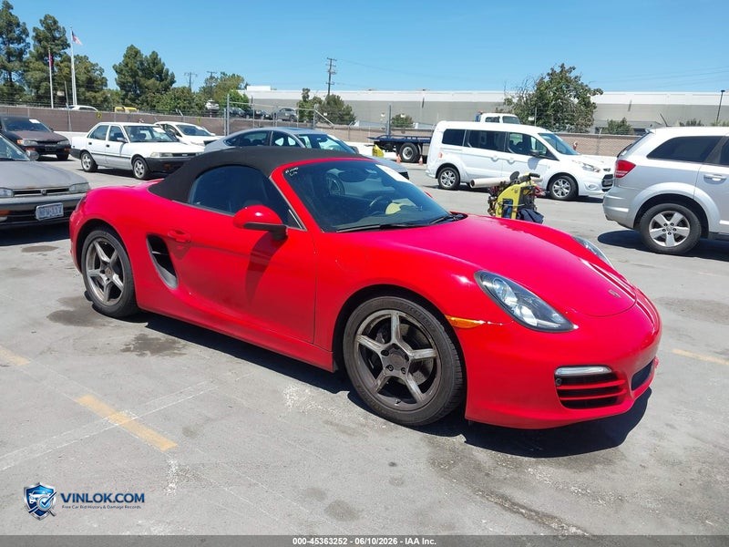 2013 PORSCHE BOXSTER   – Lot 45363252 auction photo