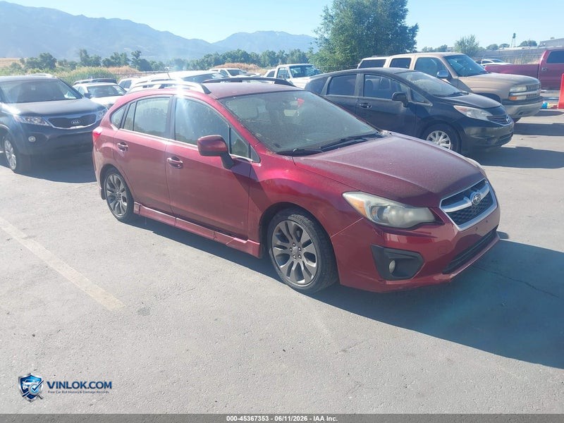 2012 SUBARU IMPREZA 2.0I SPORT PREMIUM – Lot 45367353 auction photo