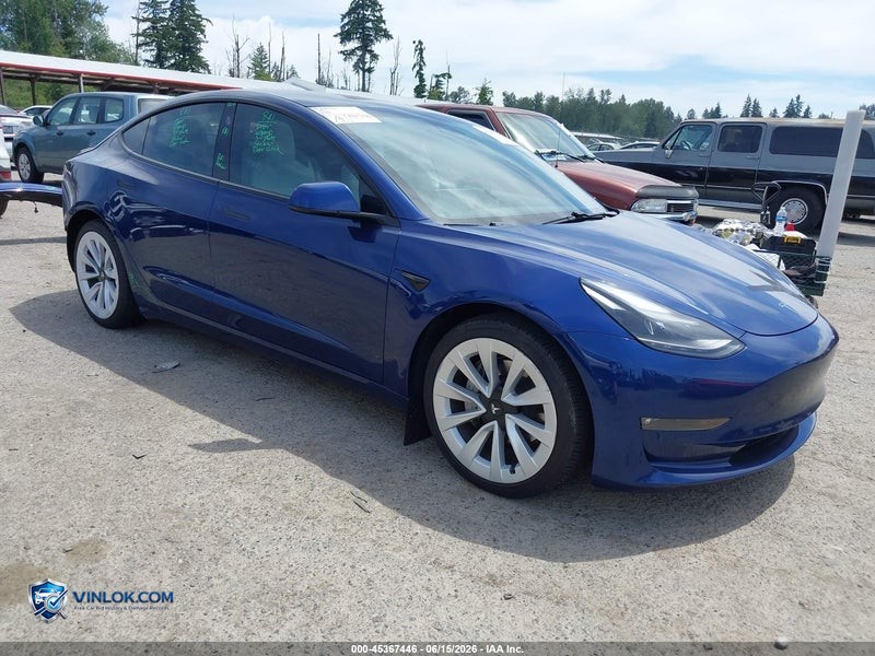 2021 TESLA MODEL 3 LONG RANGE – Lot 45367446 auction photo