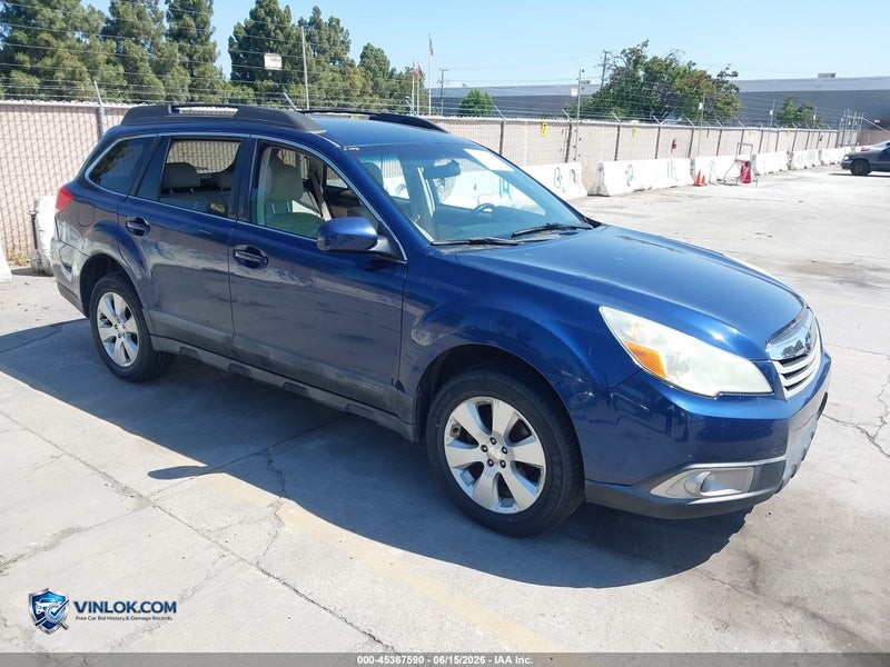 2010 SUBARU OUTBACK 2.5I PREMIUM – Lot 45367590 auction photo