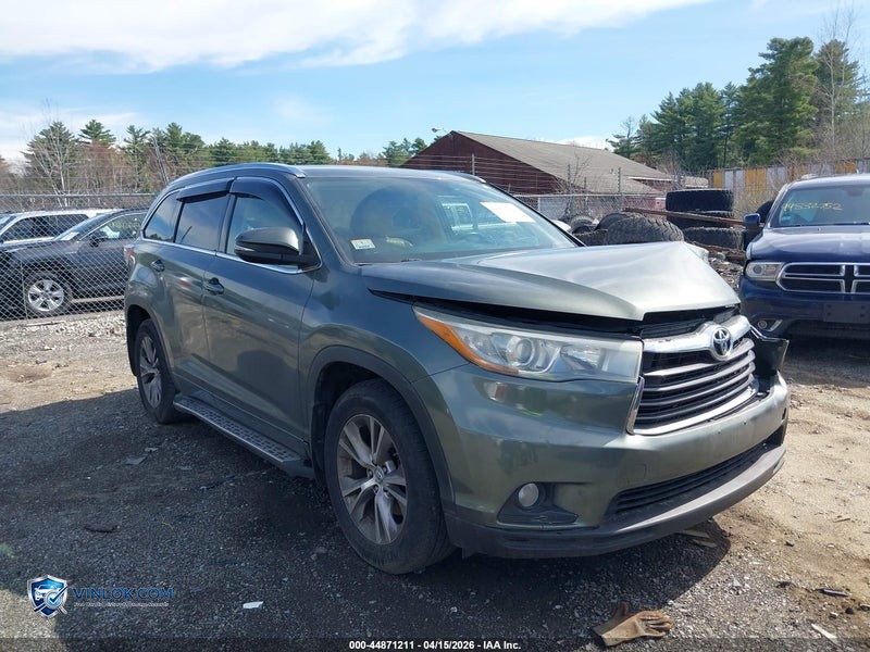 2015 TOYOTA HIGHLANDER – Lot 44871211 auction photo