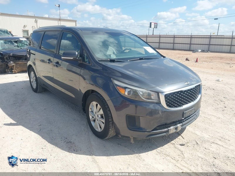 2016 KIA SEDONA LX – Lot 45373781 auction photo