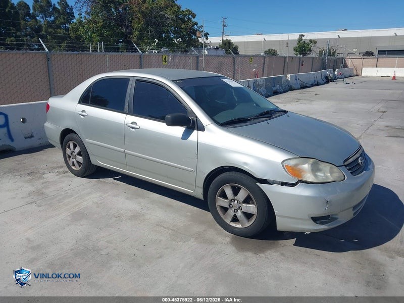 2004 TOYOTA COROLLA LE – Lot 45375922 auction photo