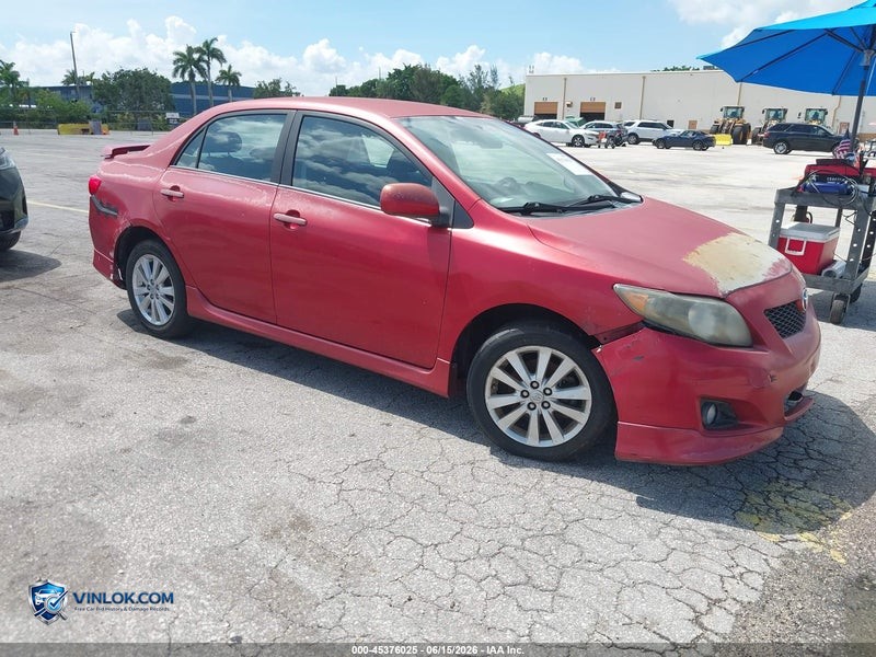 2010 TOYOTA COROLLA S – Lot 45376025 auction photo