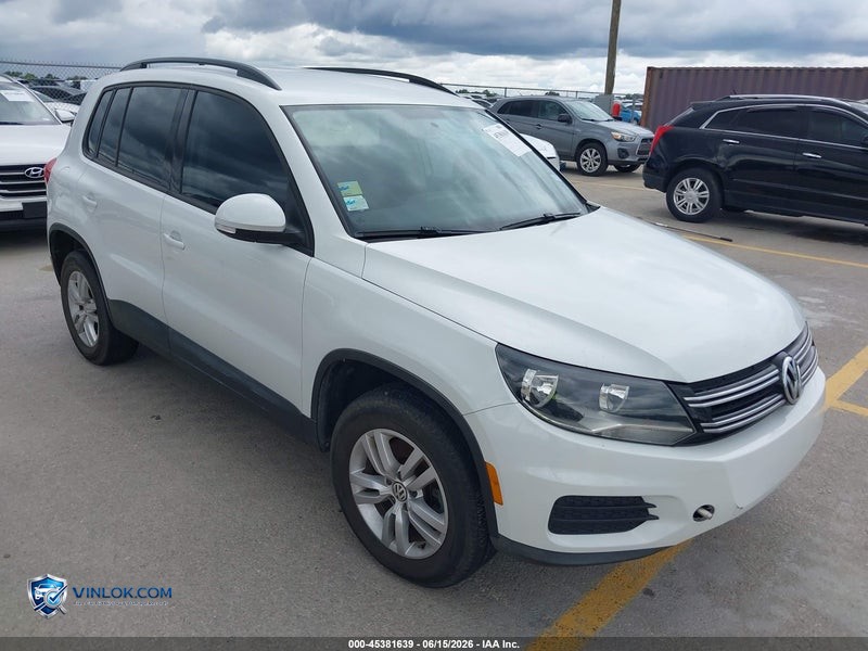 2015 VOLKSWAGEN TIGUAN S – Lot 45381639 auction photo