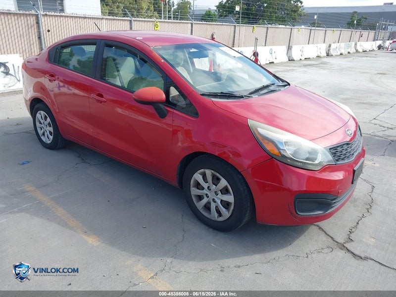 2012 KIA RIO LX – Lot 45386008 auction photo