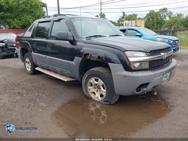 2003 CHEVROLET AVALANCHE 1500   – Lot 45387434 auction photo