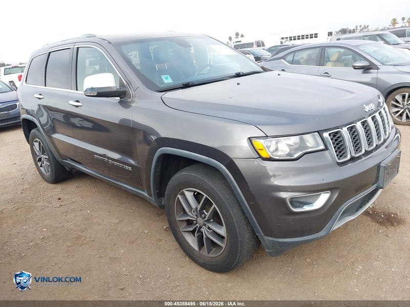 2017 JEEP GRAND CHEROKEE LIMITED 4X4 – Lot 45388495 auction photo