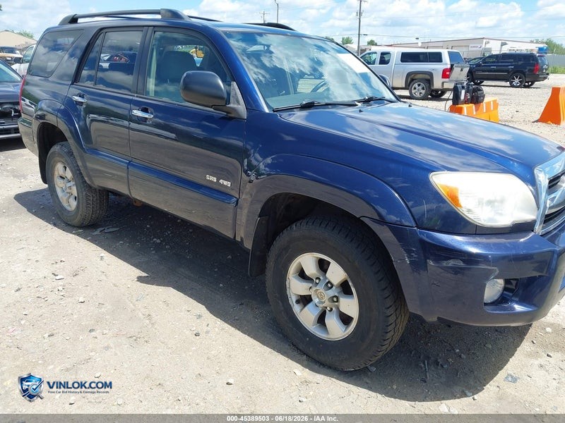 2007 TOYOTA 4RUNNER SR5 – Lot 45389503 auction photo