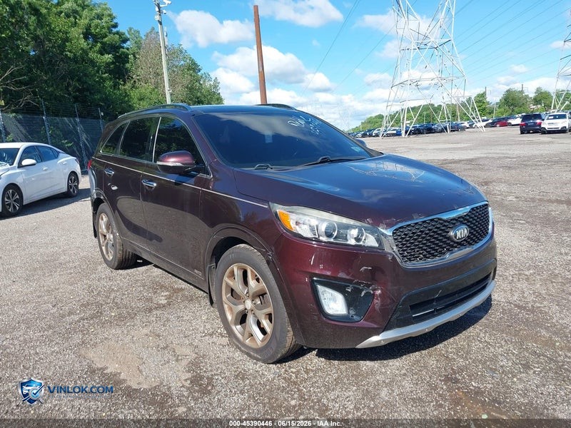 2016 KIA SORENTO 3.3L SX – Lot 45390446 auction photo