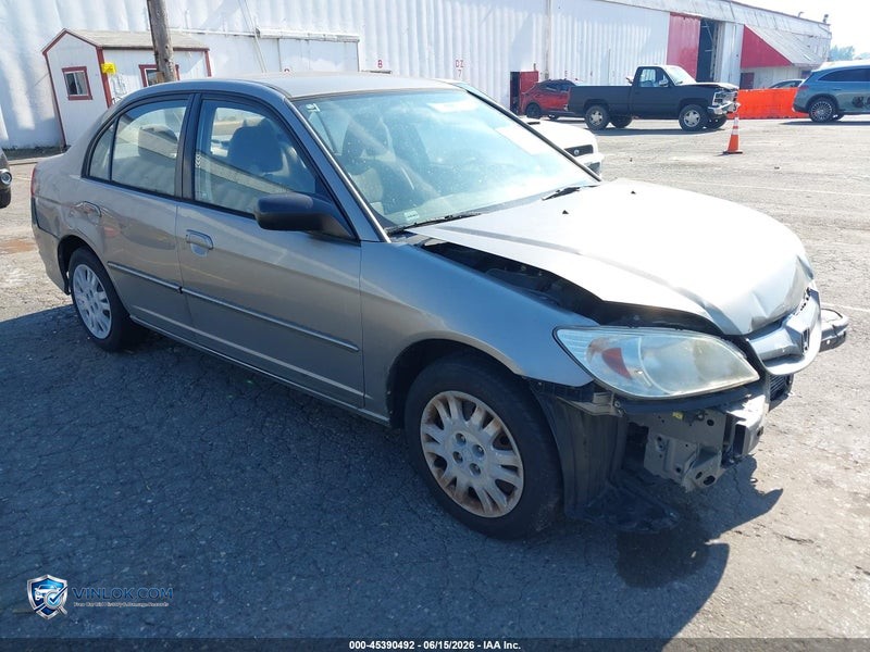 2005 HONDA CIVIC LX – Lot 45390492 auction photo