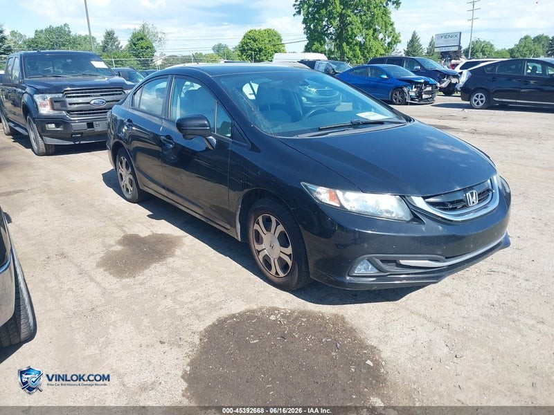 2014 HONDA CIVIC HYBRID   – Lot 45392668 auction photo