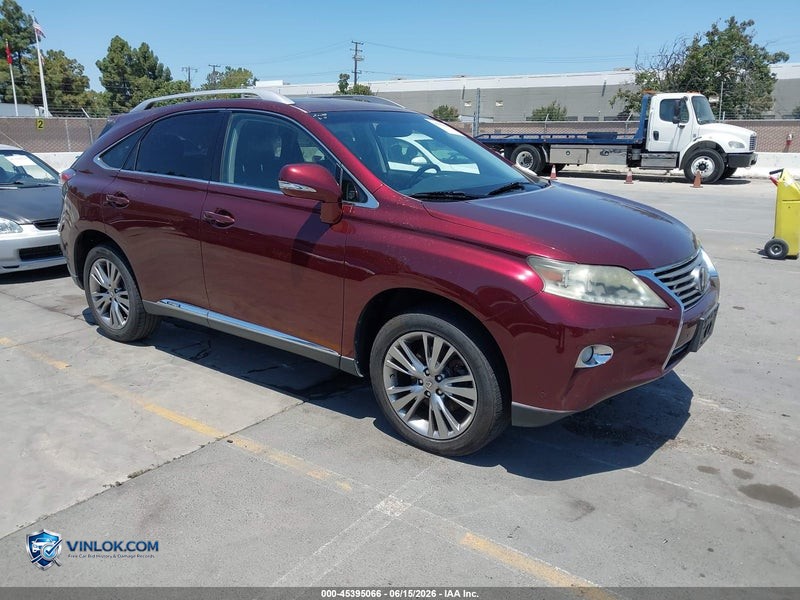 2013 LEXUS RX 450H   – Lot 45395066 auction photo