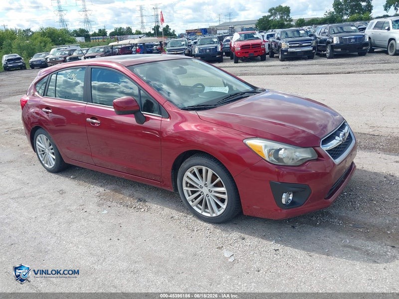 2014 SUBARU IMPREZA 2.0I LIMITED – Lot 45395186 auction photo