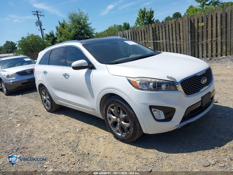 2016 KIA SORENTO 3.3L SX – Lot 45396151 auction photo