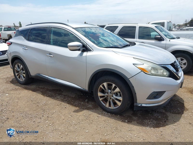 2016 NISSAN MURANO PLATINUM/S/SL/SV – Lot 45396245 auction photo