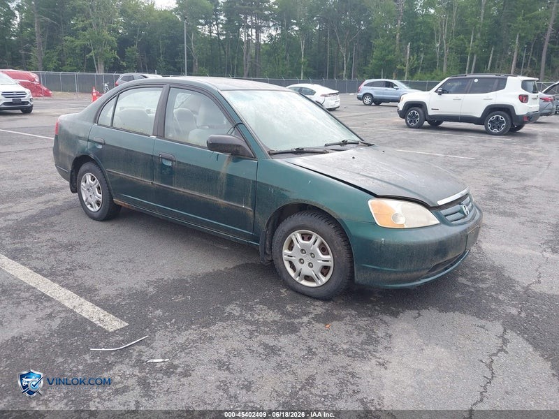 2001 HONDA CIVIC DX – Lot 45402409 auction photo