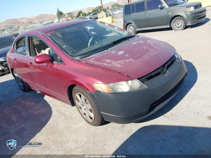 2007 HONDA CIVIC LX – Lot 45403565 auction photo